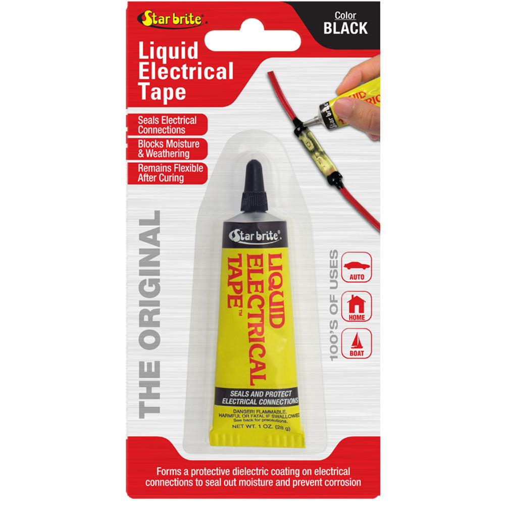 Star Brite Liquid Electric Tape, Black, 1.4 Fl Oz