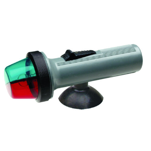 Portable Bow Navigation Light, Red/Green w/ Suction Cup Mount