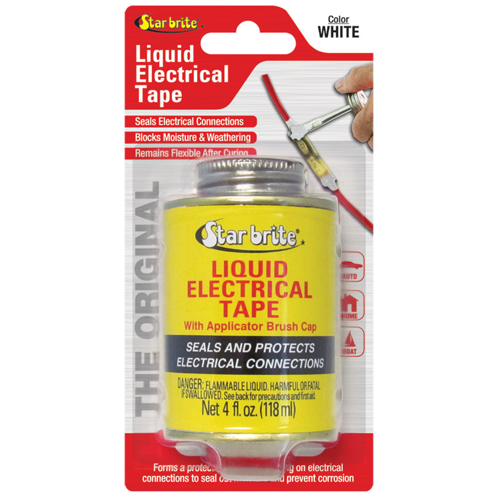 Star Brite Liquid Electric Tape, White, 4 Oz