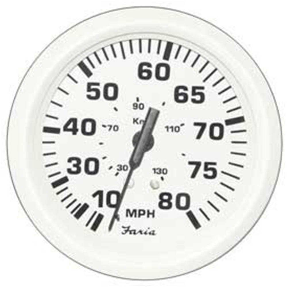 Faria Dress White Series Gauges