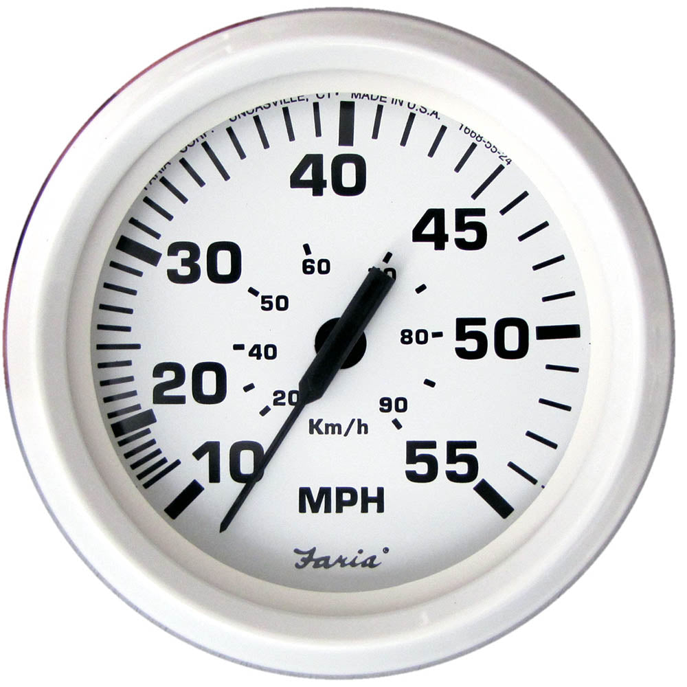Faria Dress White Series Gauges