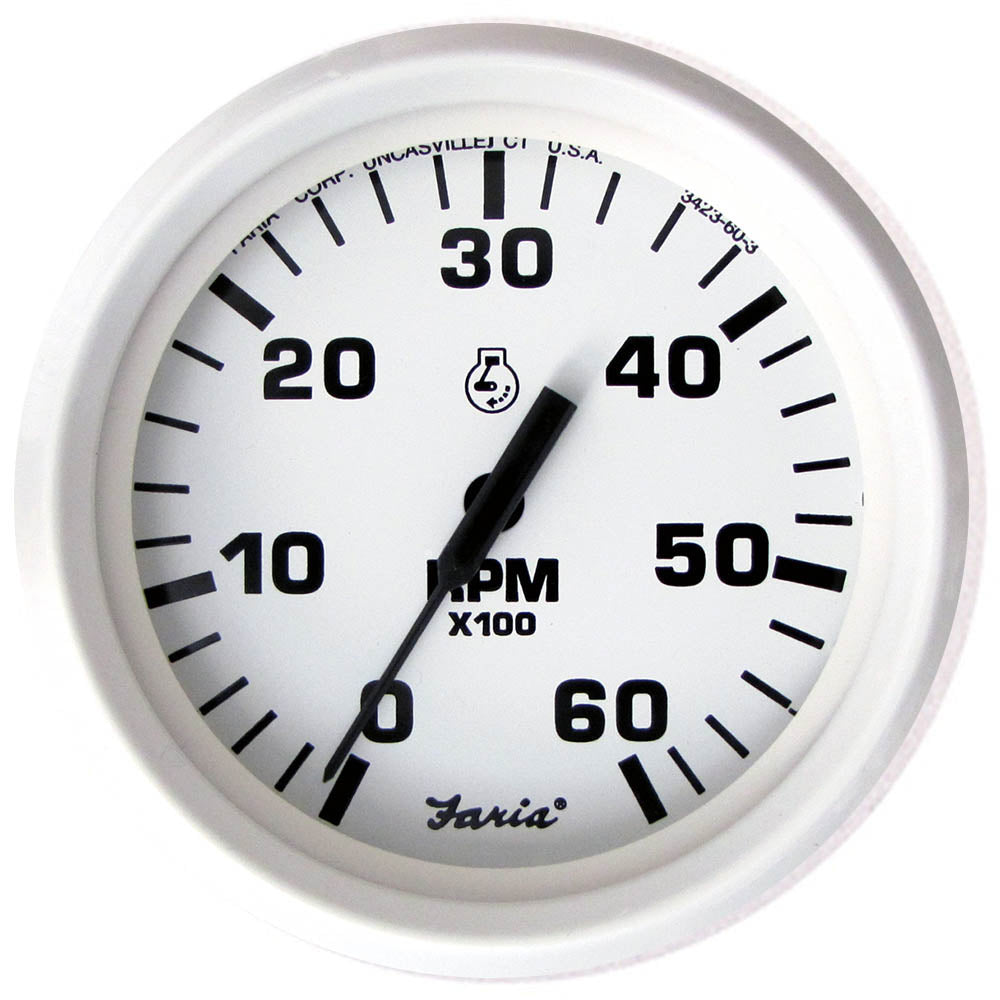 Faria Dress White Series Gauges
