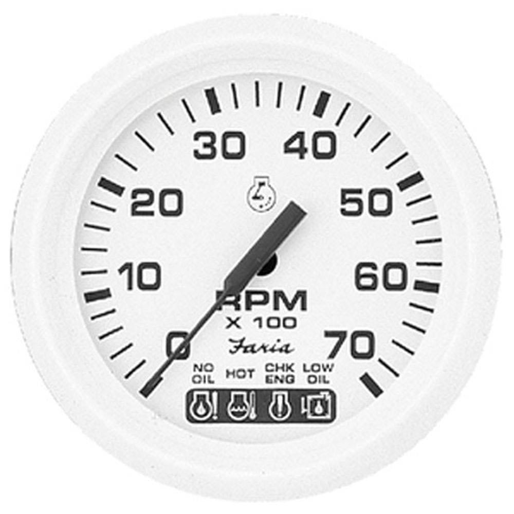 Faria Dress White Series Gauges