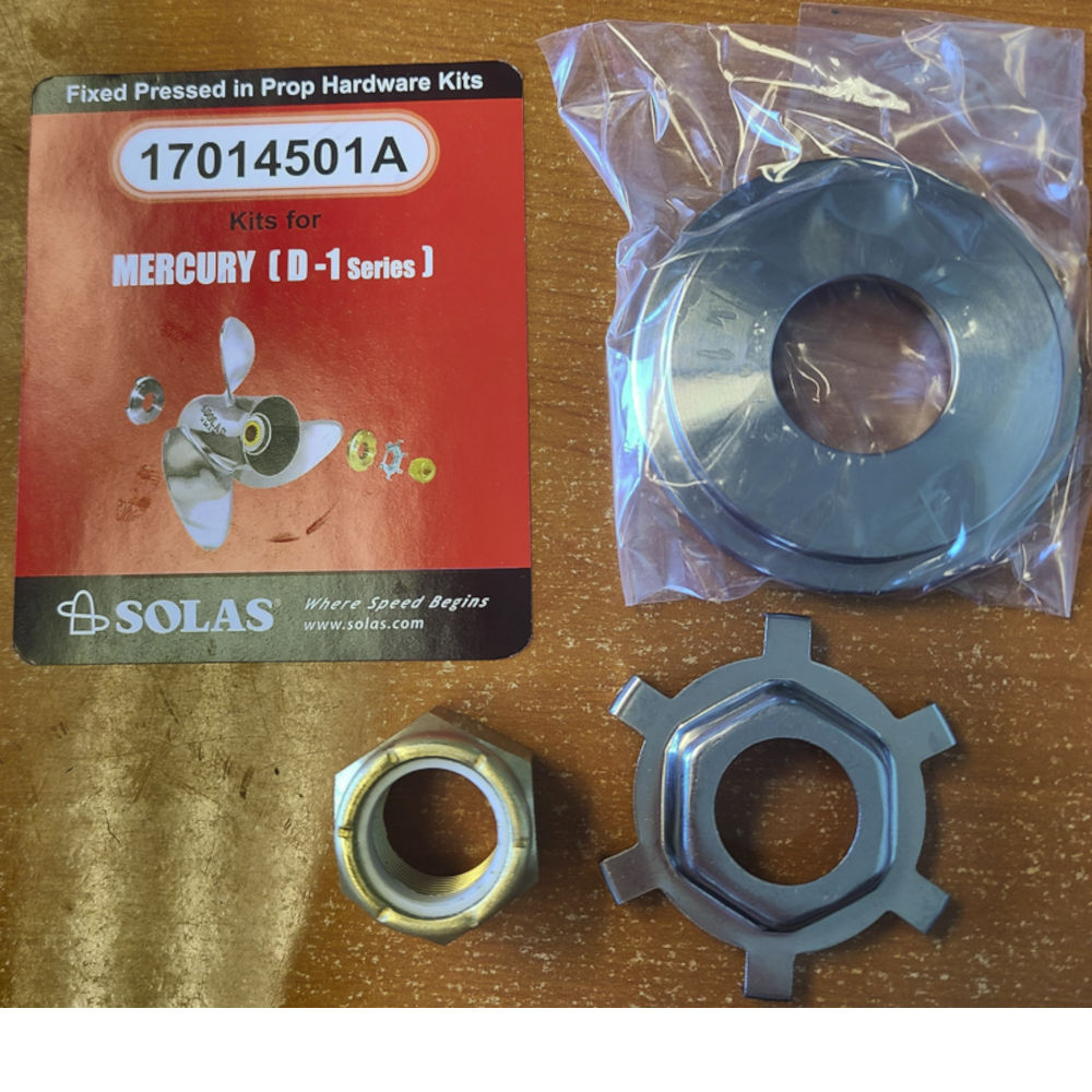 Solas Prop, Hardware Kit, Mercury, 40 - 140 HP