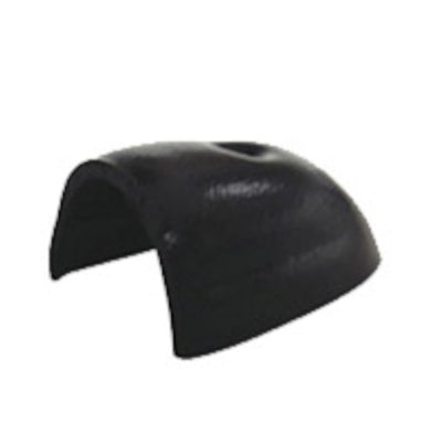 End Cap for Radial 40 Rub Rail, PVC, Black