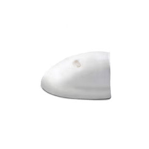 End Cap for Radial 52 / 65 Rub Rails, PVC, White