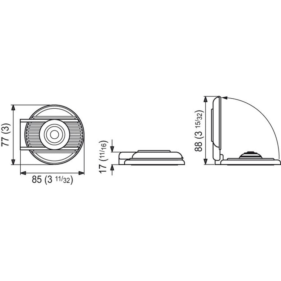 Covered, Low-Amperage Windlass Footswitch