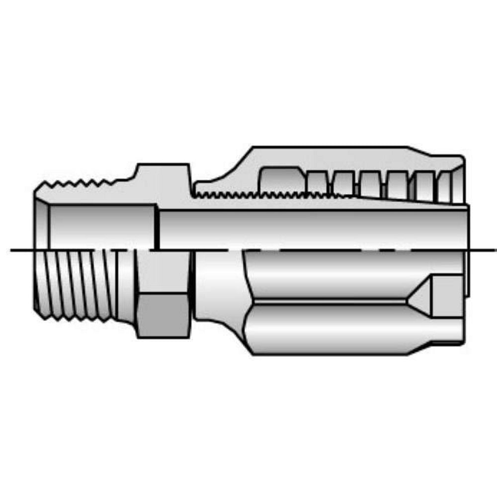 Parker 30 Series Field Attachable Hydraulic Hose Fitting