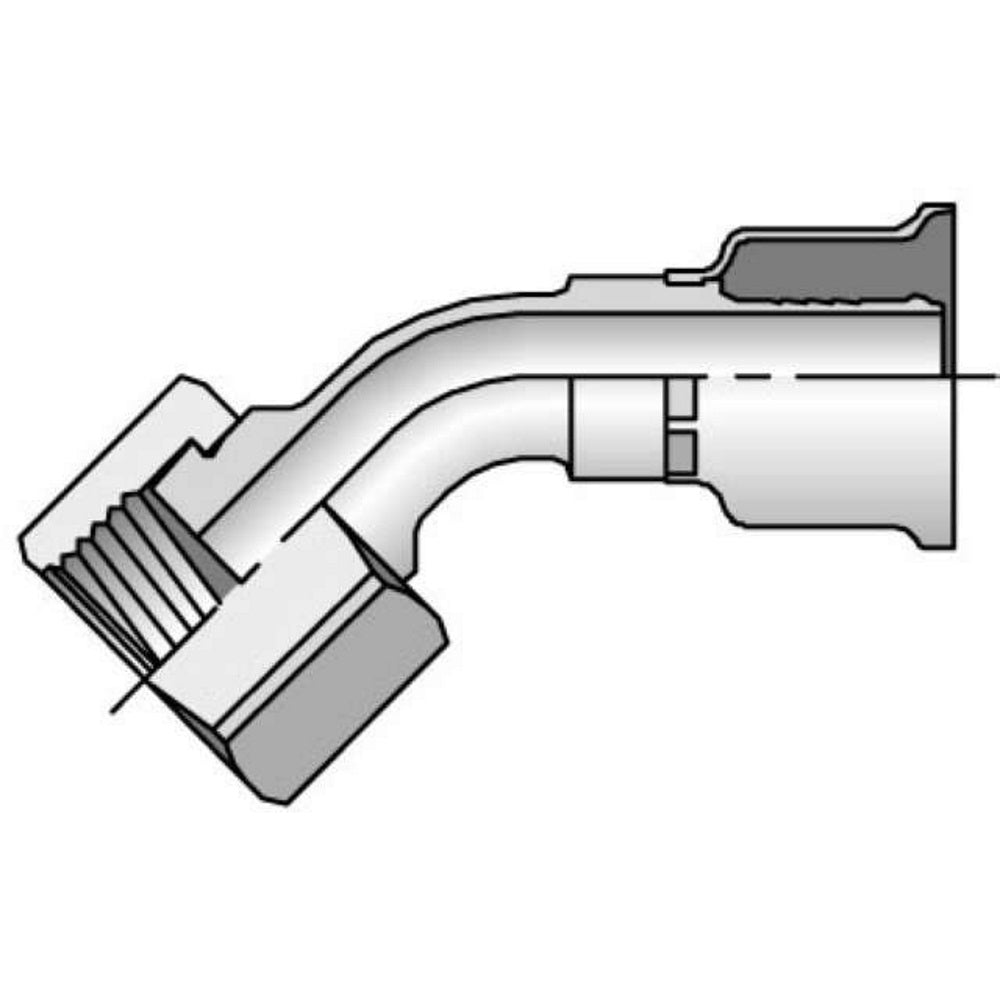 Parker 1J726 Crimp Style Hydraulic Hose Fitting