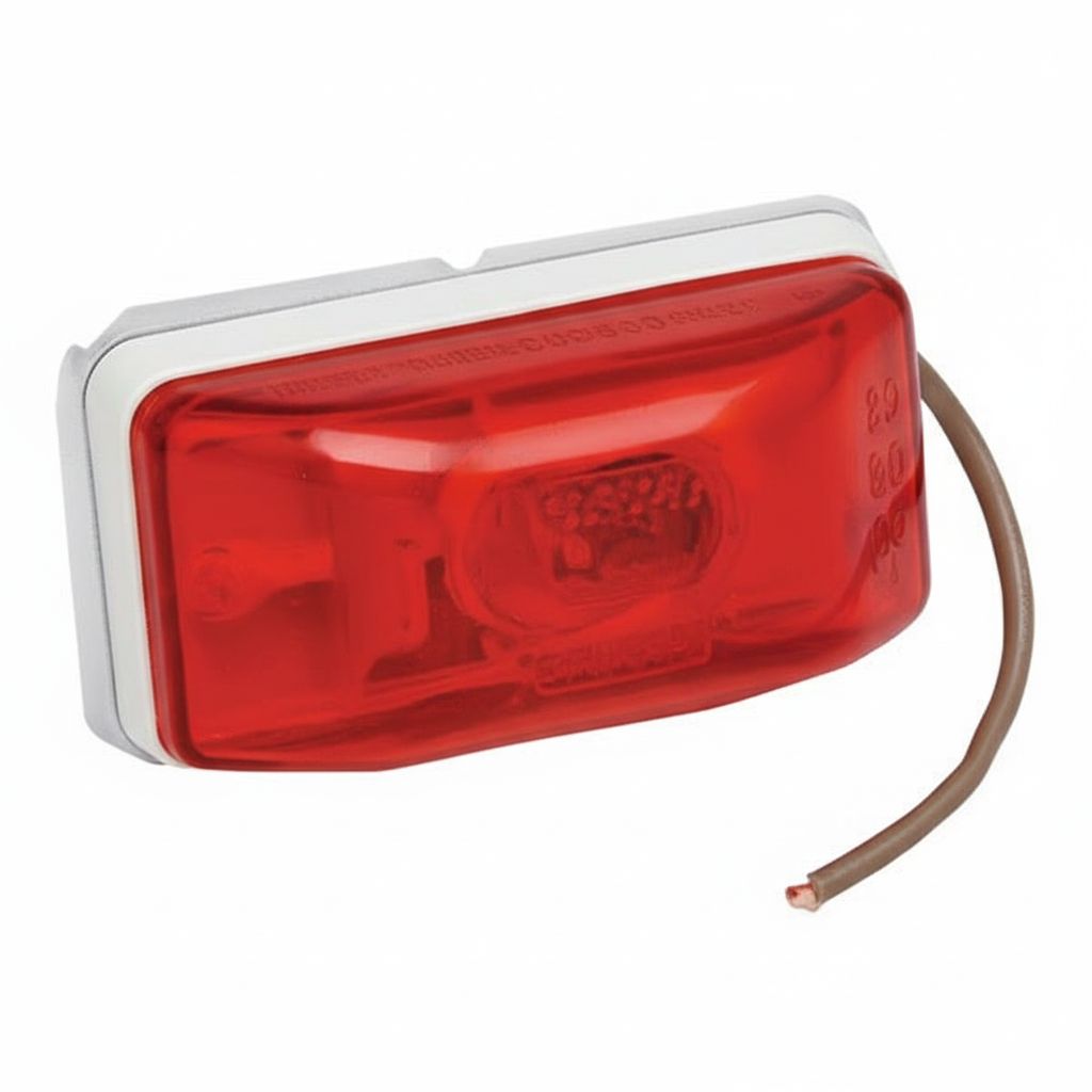 Wesbar Waterproof Trailer Clearance Lights, Amber or Red.