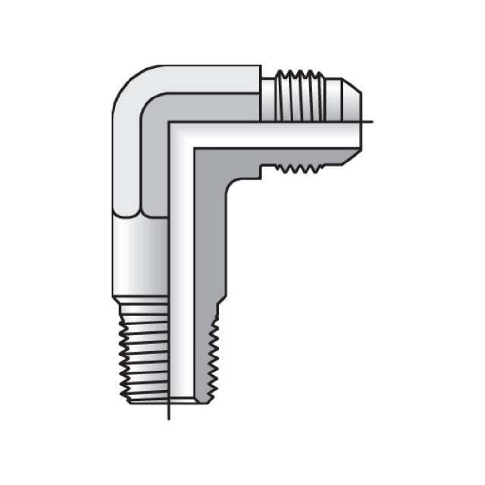 Parker Male NPT/NPTF 37° Flare Pipe Fiting