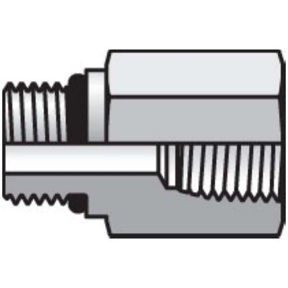 Parker F50G Female Pipe Adapter SAE-ORB/NPTF Fitting