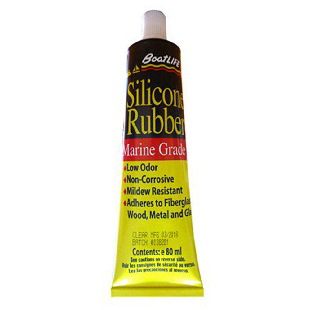 Marine Silicone Rubber Sealant, 2.8 oz. Tube