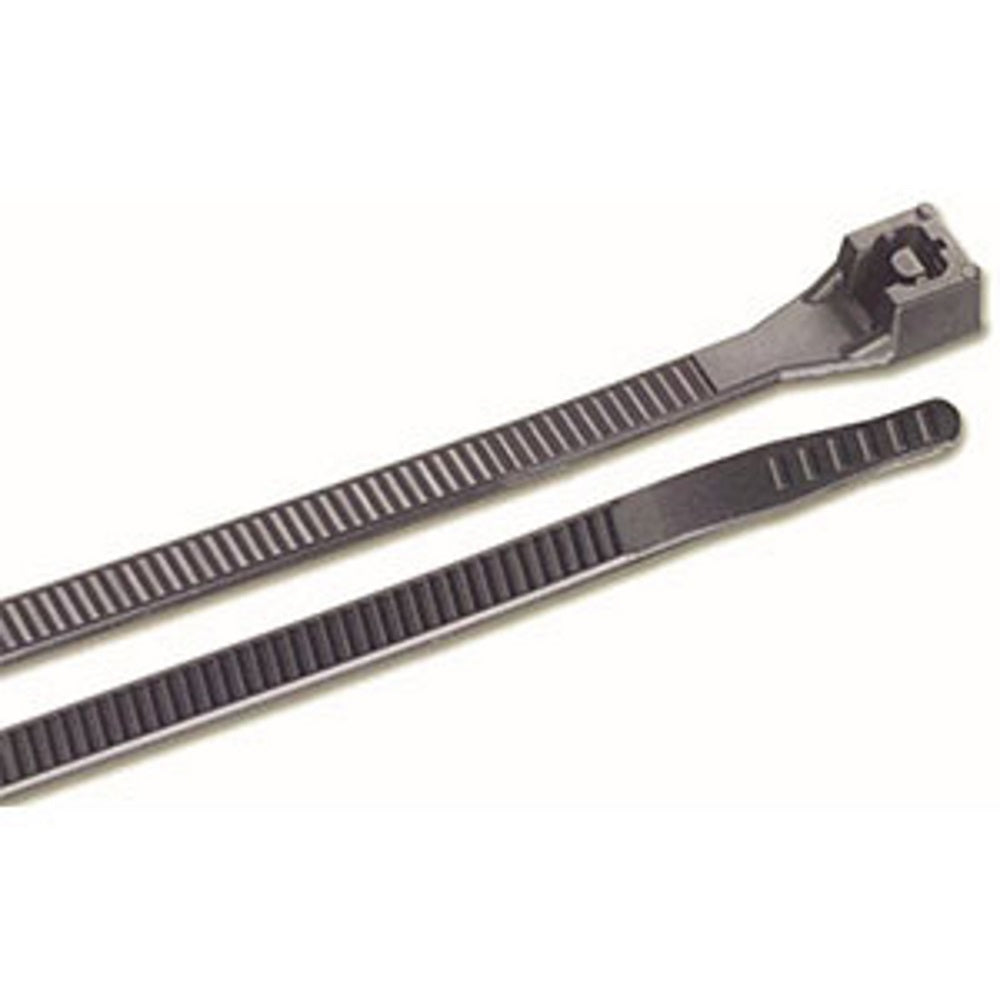 Standard Cable Ties - Black, 0.17" (4.3 mm) Wide