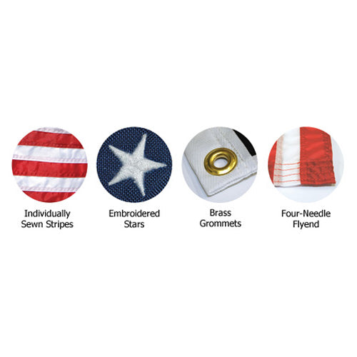 Taylor Made US Power Squadron Ensign Deluxe Sewn Flag