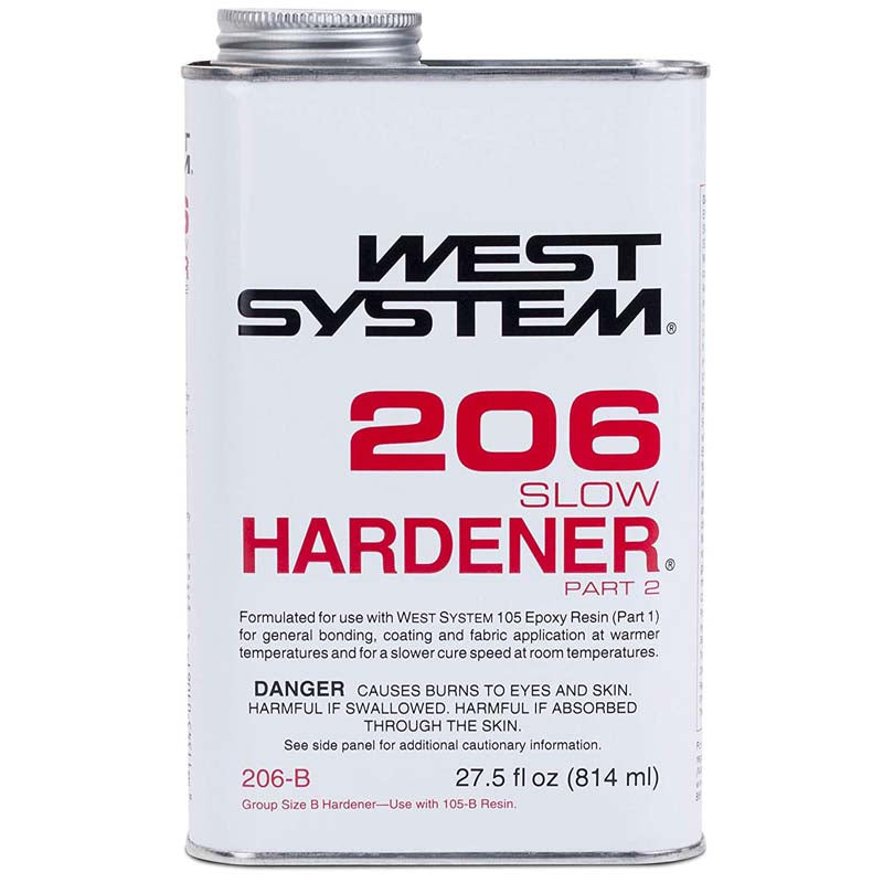 206 Slow Hardener - 0.86 Quart