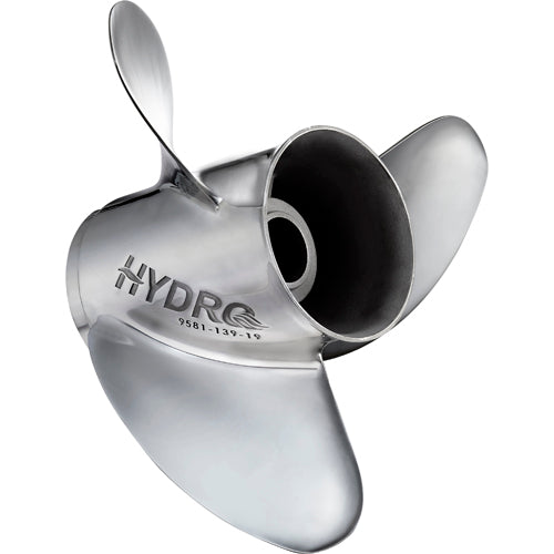 Hydro  RBX Rubber hub 3 Blade 14" X 15" Stainless Steel RH Prop