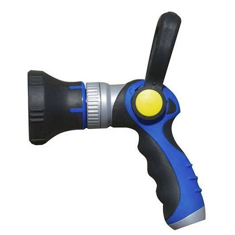 Thumb Lever Nozzle with rubberized metal body and adjustable tip