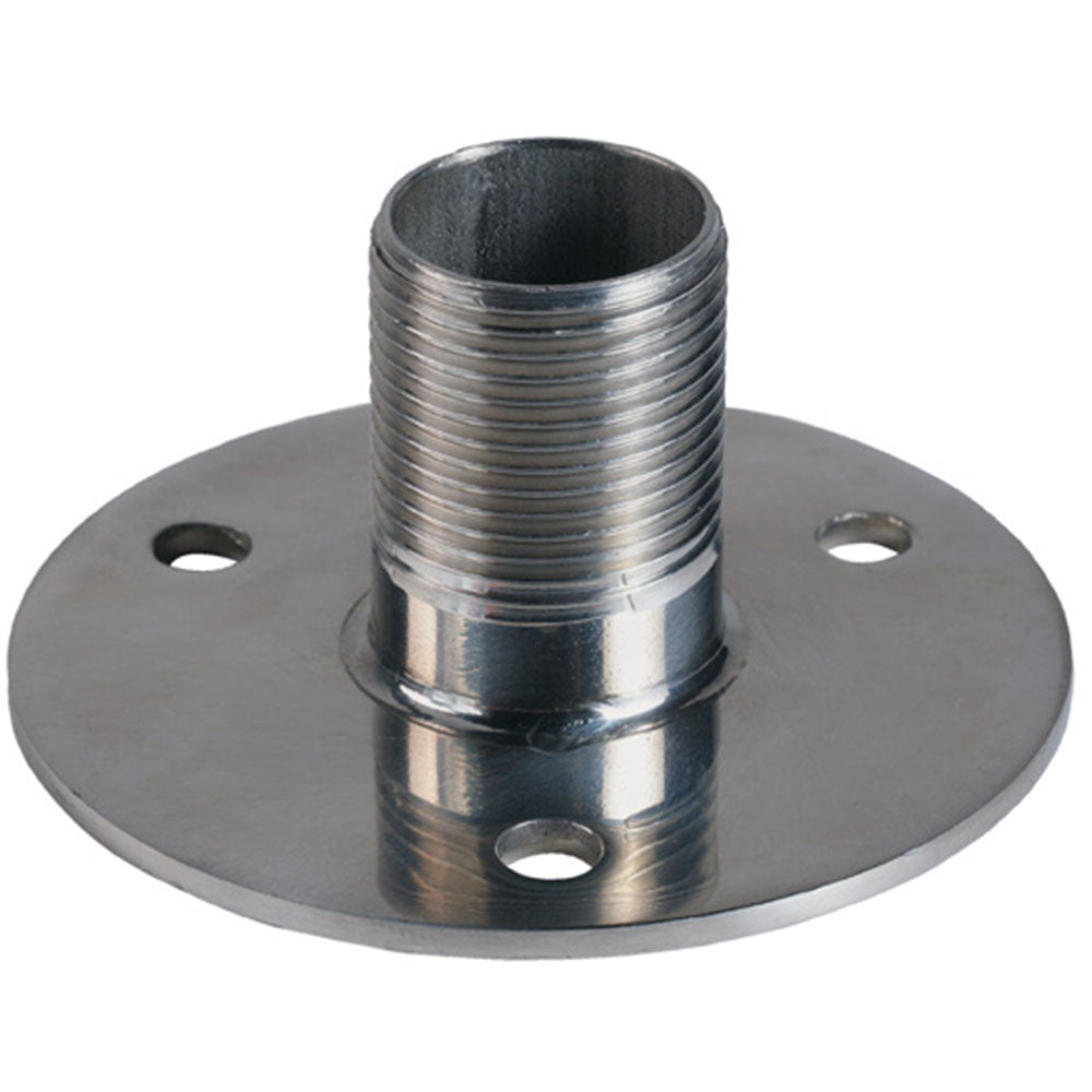 Stainless Steel Flange Mount Antenna Mount 1 in.