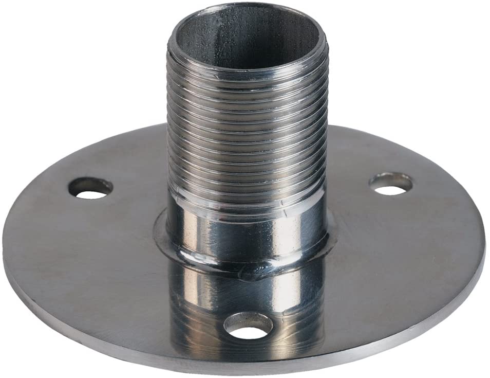 Stainless Steel Flange Mount Antenna Mount 1 in.