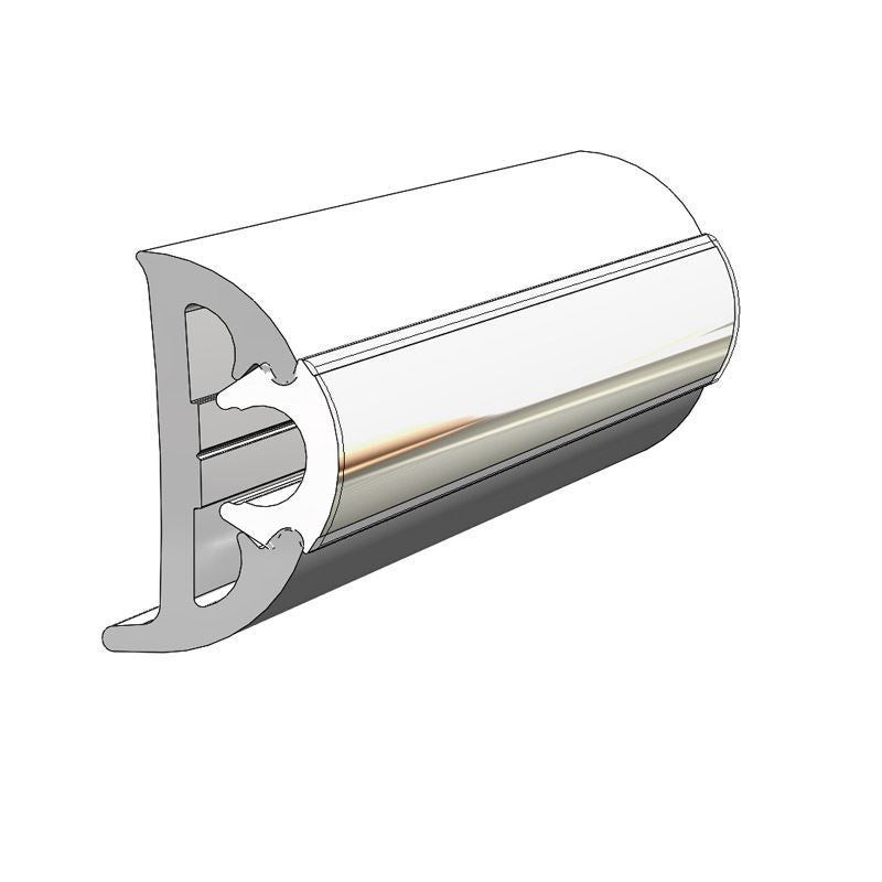 3/4" x 1/2" Flex Chrome Insert