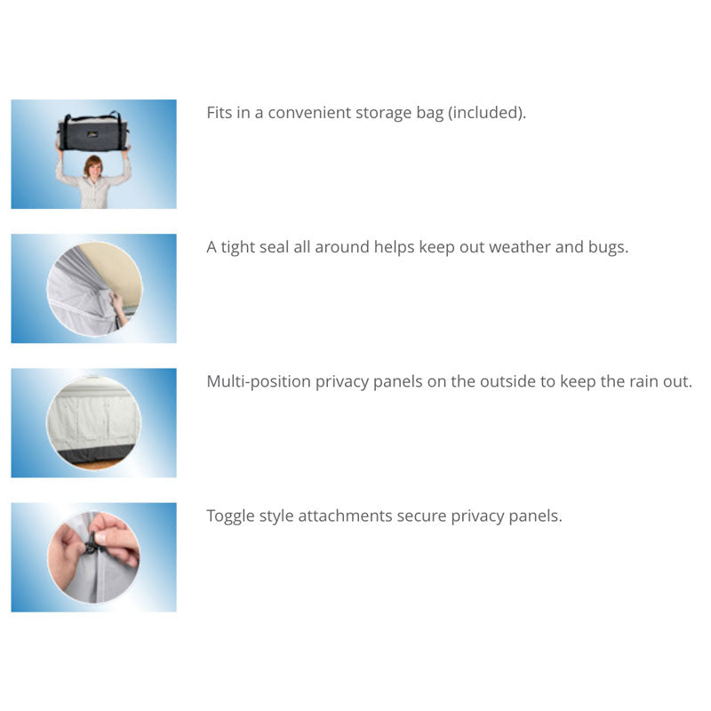 Carefree Vacation'r Room Addition for RV Awnings