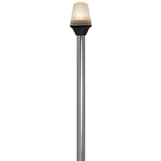 Attwood Frosted Globe All-Round Light, 2-Pin Standard Pole 24"