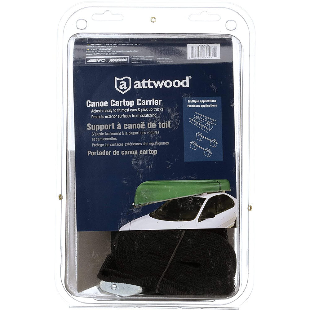 Attwood Canoe Car-Top Carrier Kit