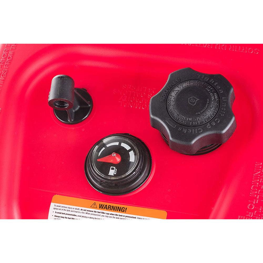 Attwood Portable Fuel Tank, 6 Gallon w/Gauge, EPA/CARB Compliant