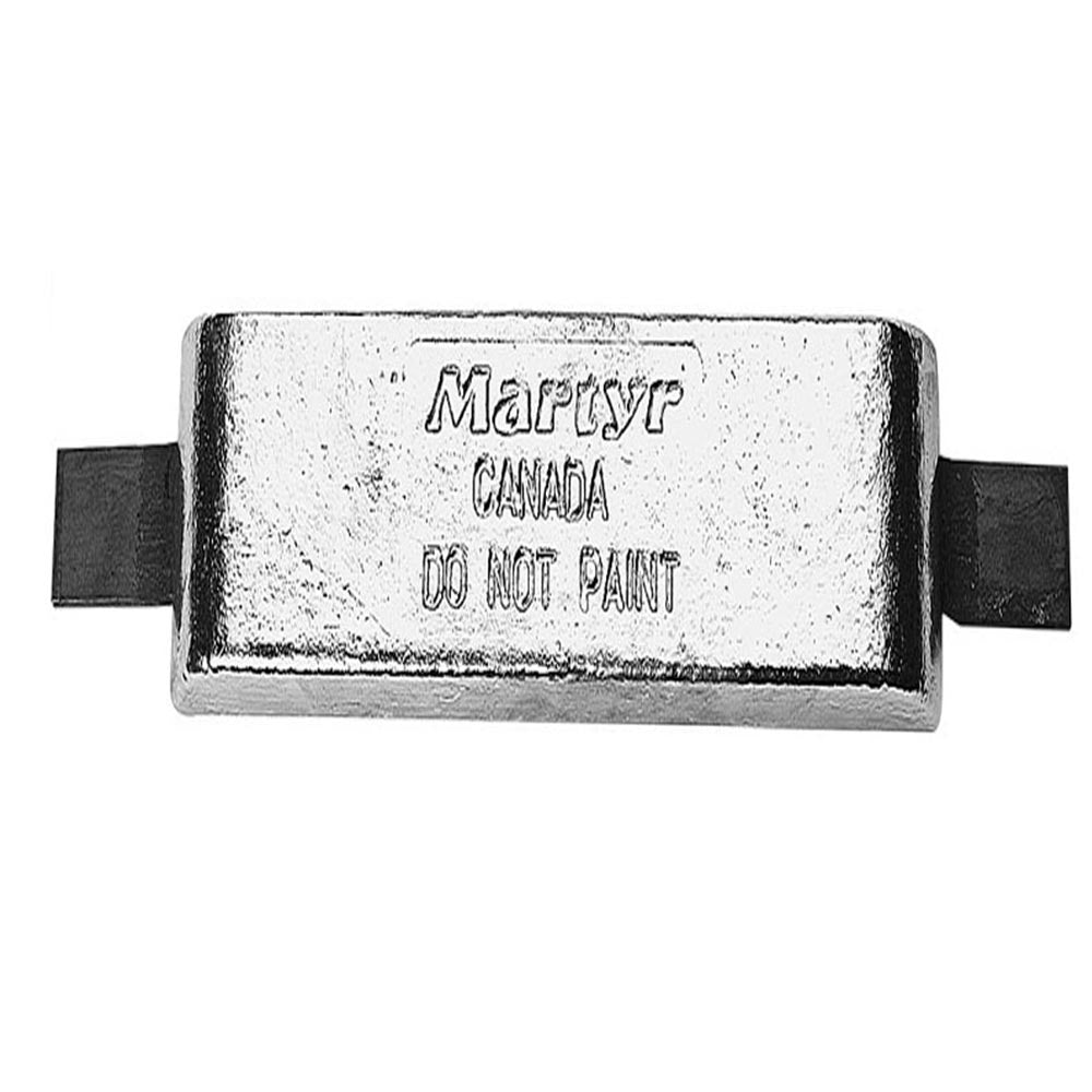 Hull Anodes Weld-on Strap CMZ - 1"x 3 1/2" x 6"