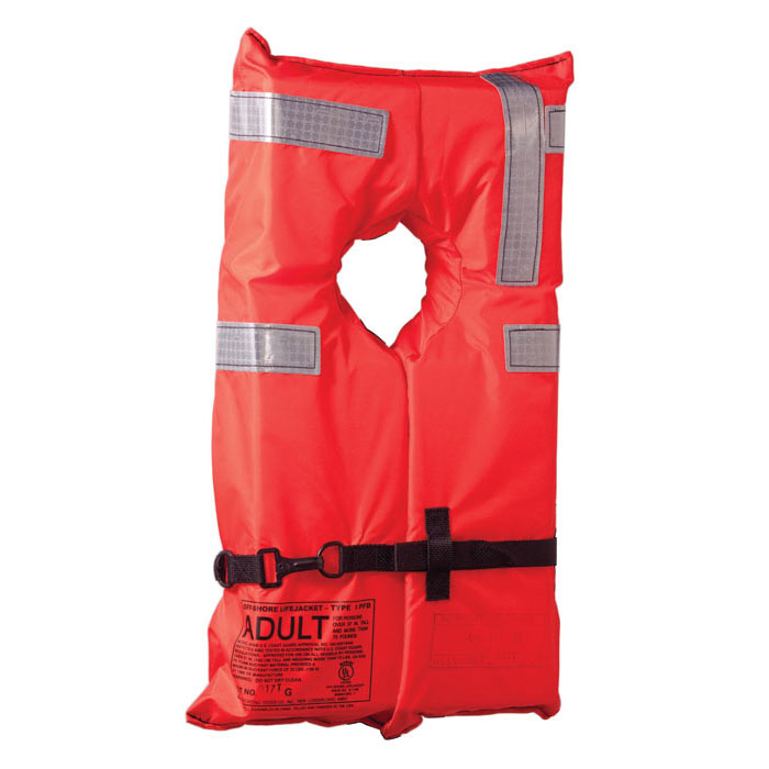 Type I Commercial Adult Life Jacket, 75lbs and Up