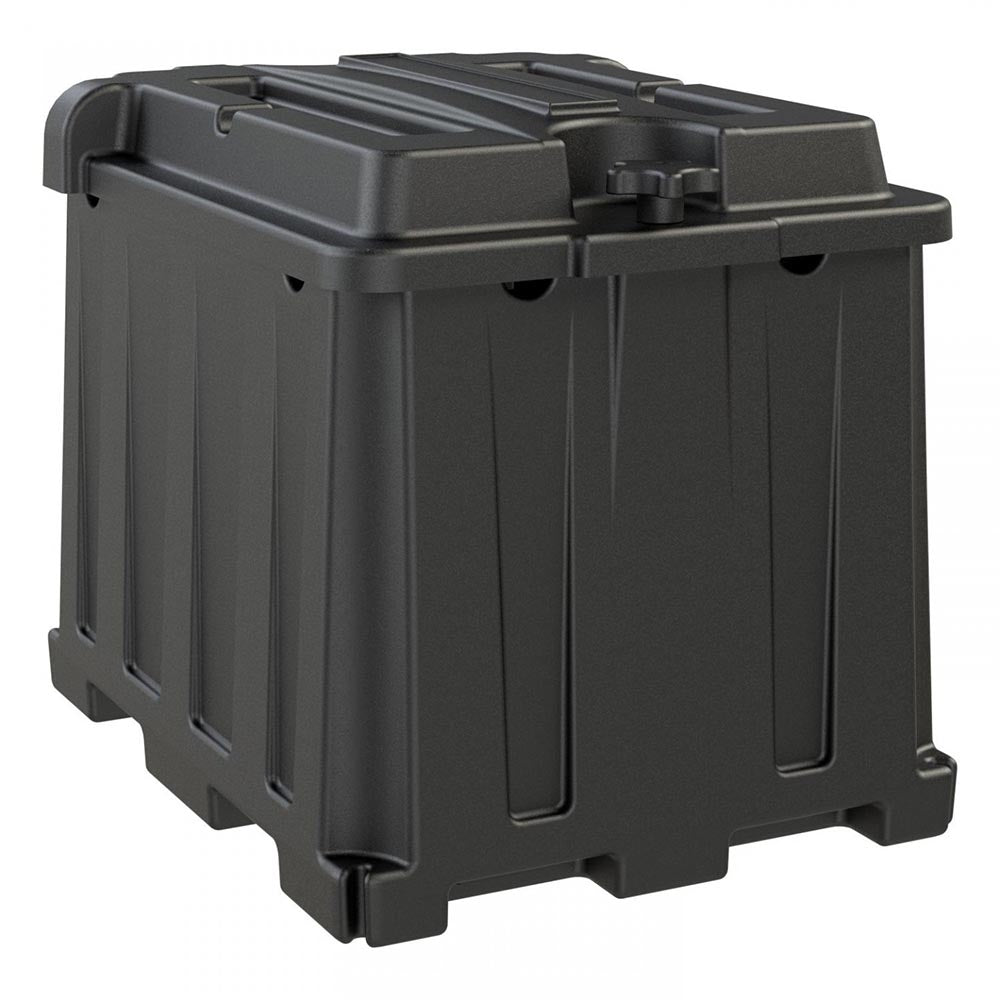 Dual 6V Commercial Grade Battery Box, Internal Dims: 14.6 (L) x 10.5 (W) x 11.5 (H) in.