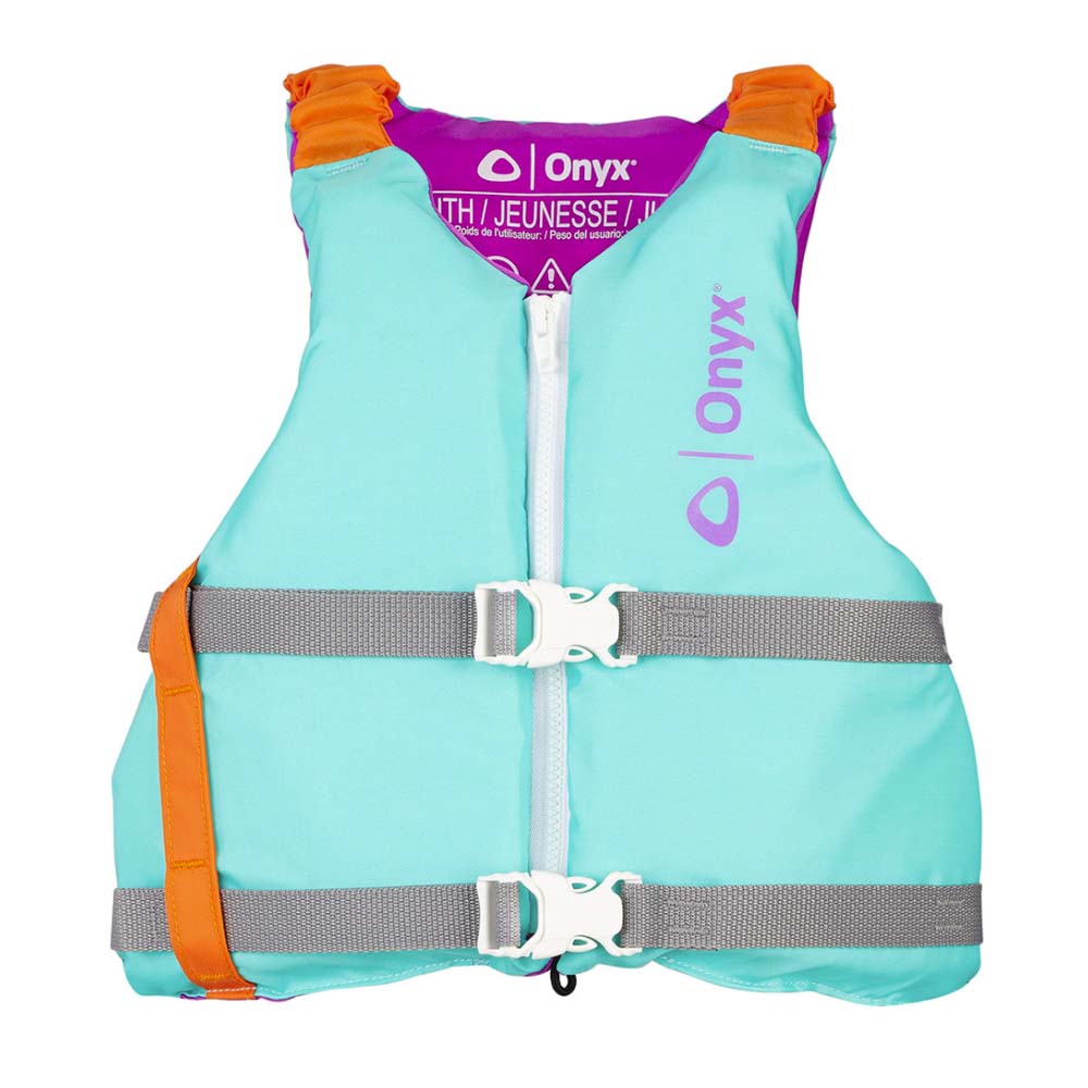 Onyx Youth Paddle Life Vest Aqua