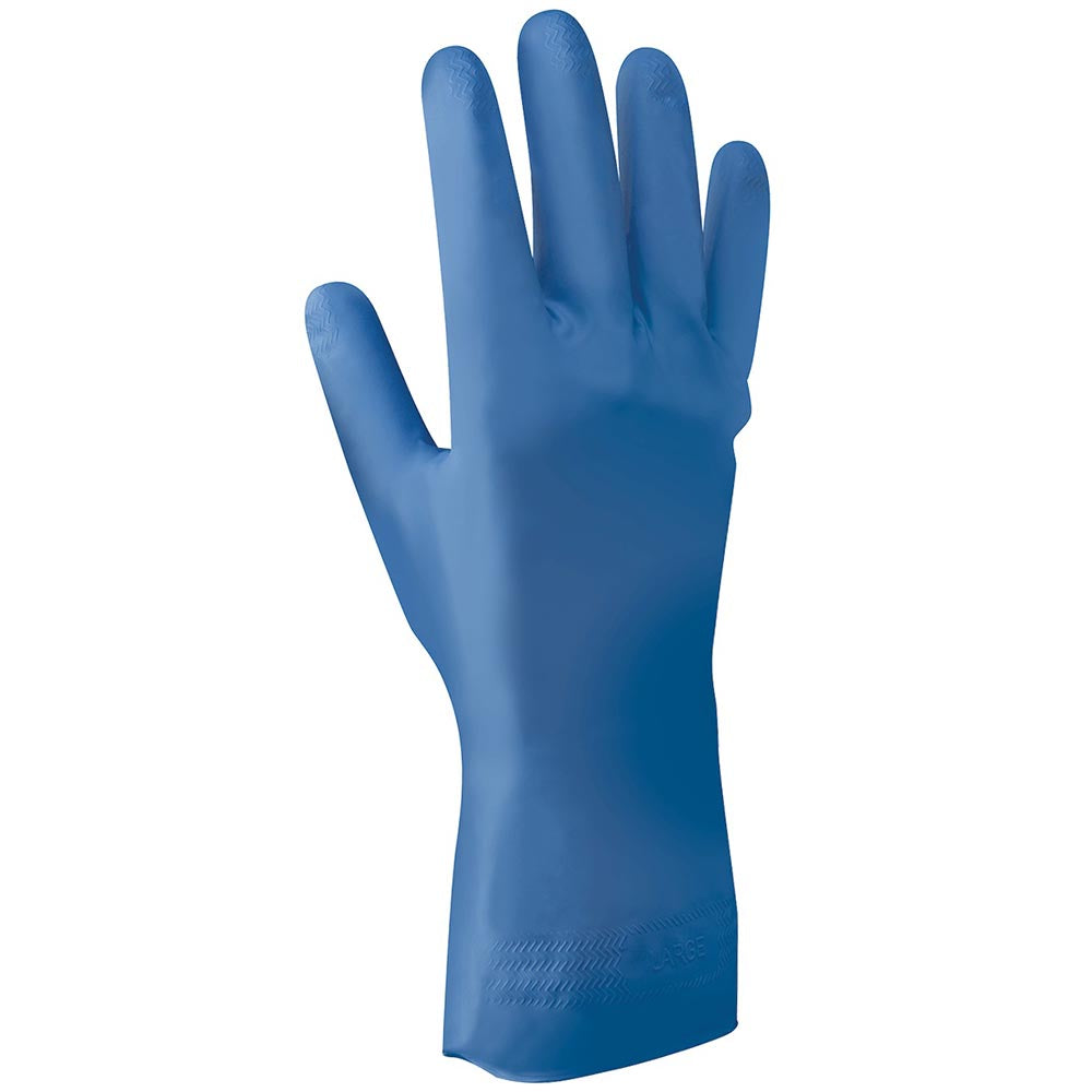 Showa Unlined Nitrile Blue Large 707D
