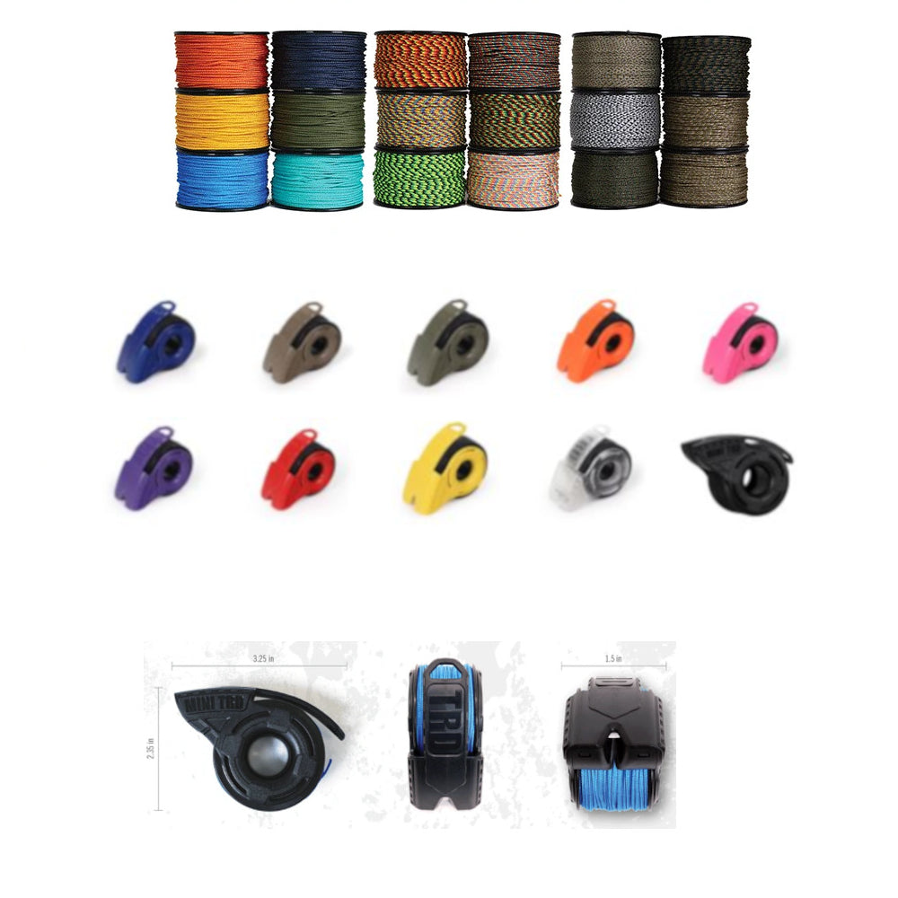 Atwood Rope MFG, Mini TRD Micro Cord Dispenser w/125' of 3/64" Cord