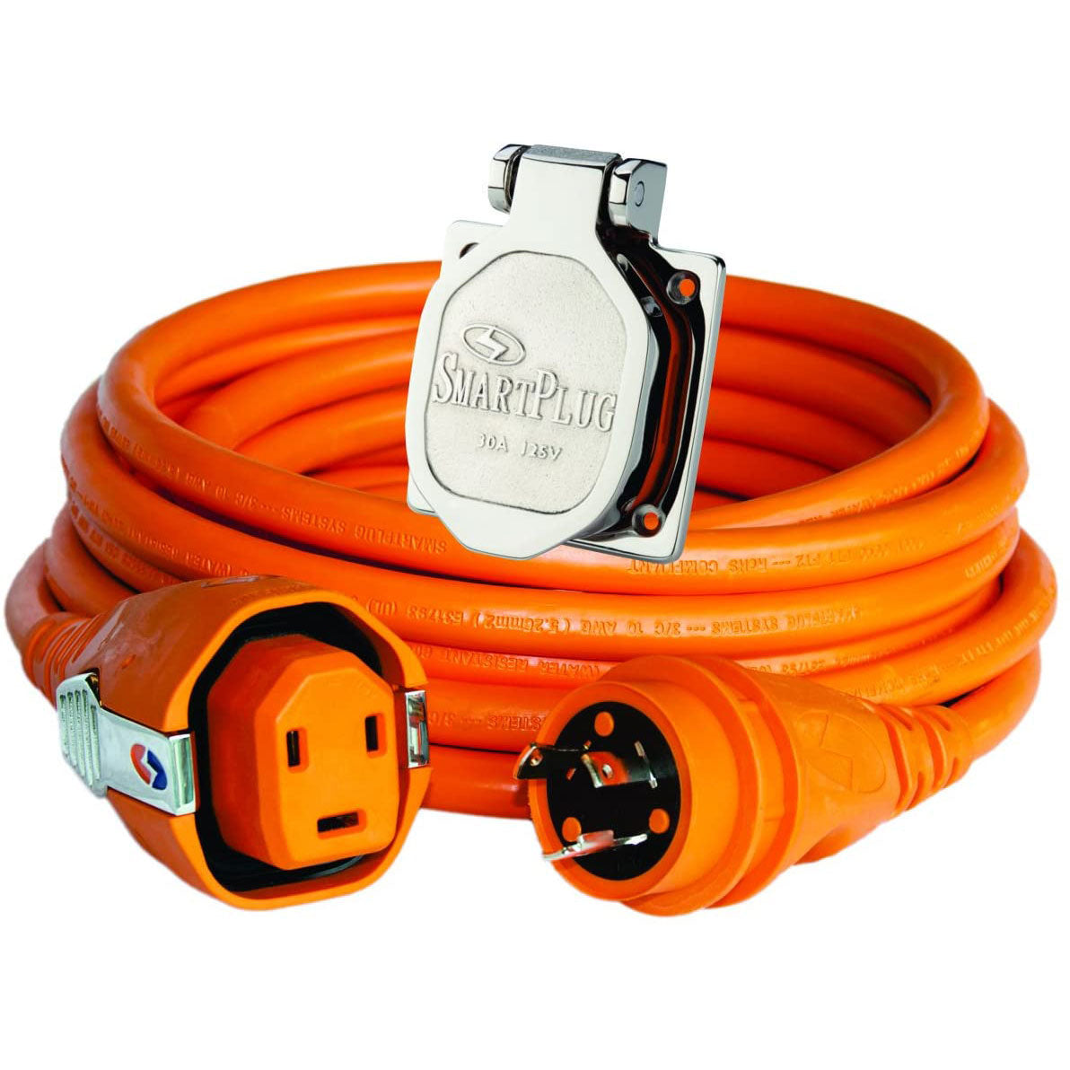 SmartPlug - 30 Amp Cord, 50 Feet with Stainless Steel Inlet and No Thermostat