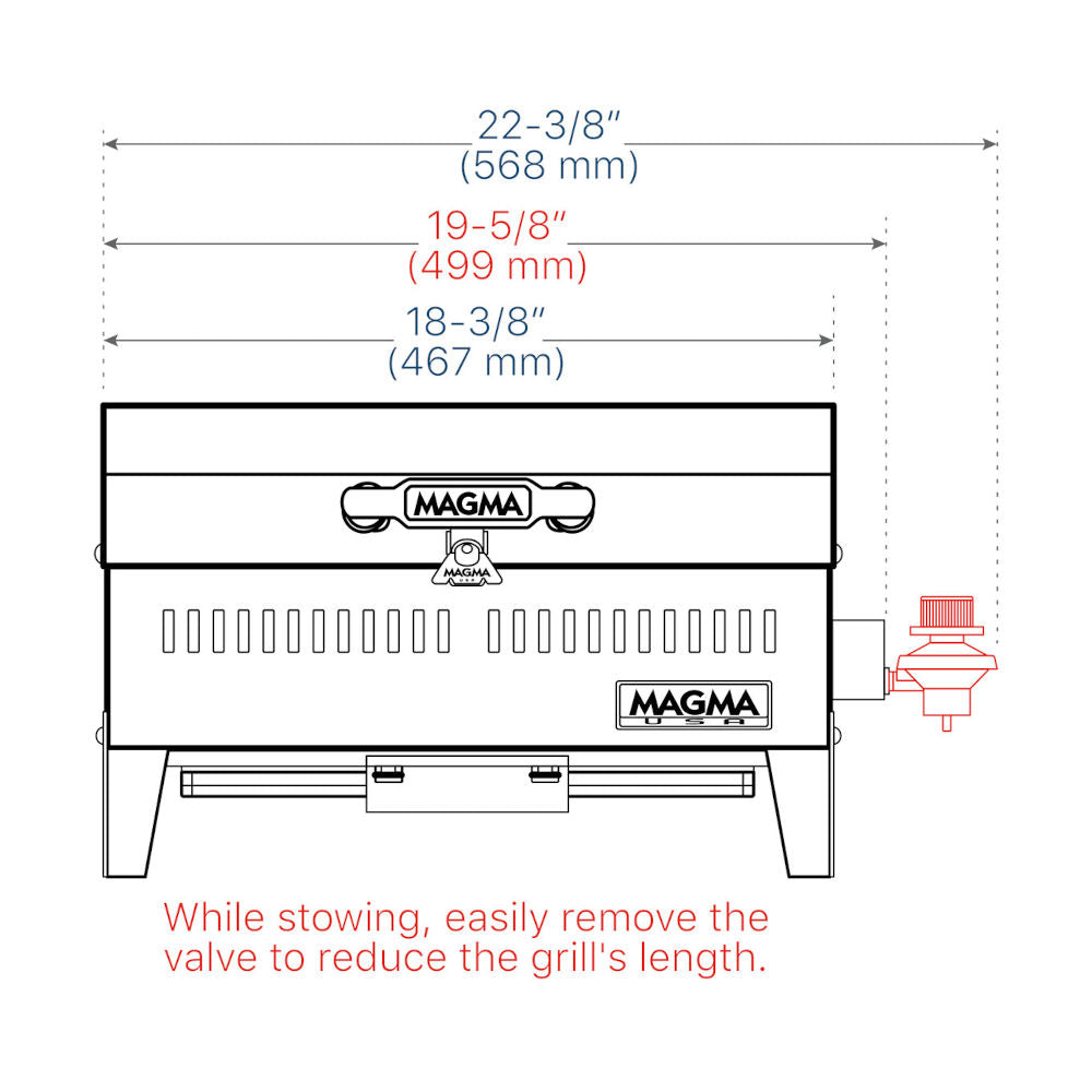 Magma, Cabo Gas Grill with Fold-Away Legs, A10-703