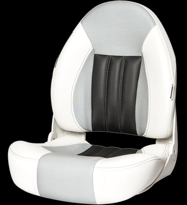 Tempress ProBax Orthopedic Boat Seat, White / Gray / Carbon