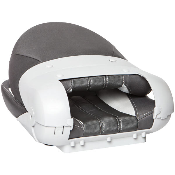 Tempress ProBax Orthopedic Boat Seat, White / Gray / Carbon