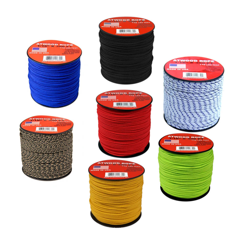 Atwood Rope MFG, 1/16" Utility Rope, 300 ft, Random Colors