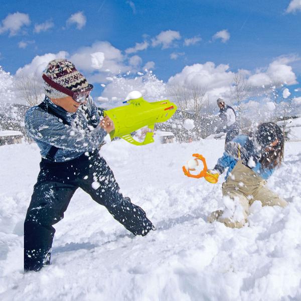 Snowball Fun Kit: Snowball Grenade Maker, Cannon, Launcher & Slingshot