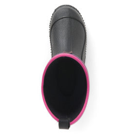 Open-Box Muck Child Hale Rain Boot, Black/Magenta Digi Terrain Fade, 7