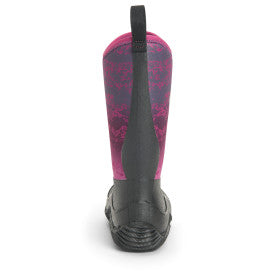 Open-Box Muck Child Hale Rain Boot, Black/Magenta Digi Terrain Fade, 7