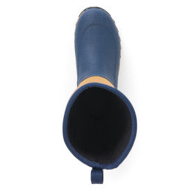 Muck Kids Rugged II Rain Boots, Navy / Tan