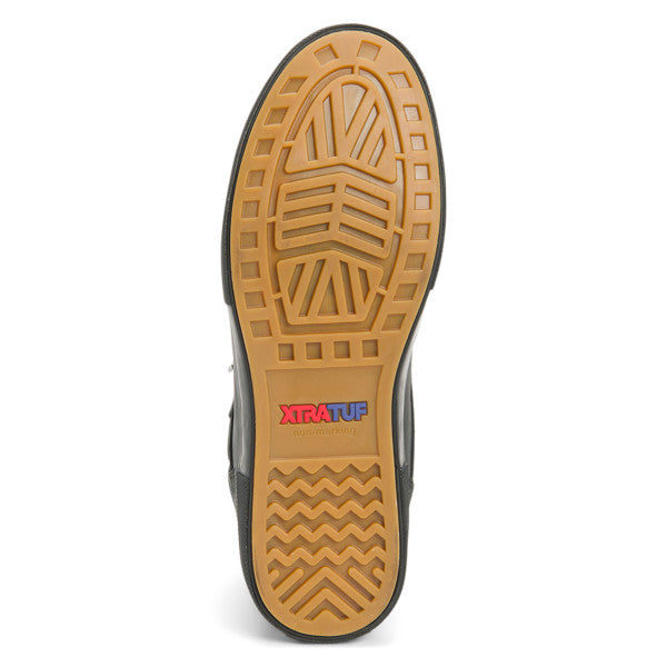 Open Box -Xtratuf Men's Leather Ankle Deck Boot Lace Black