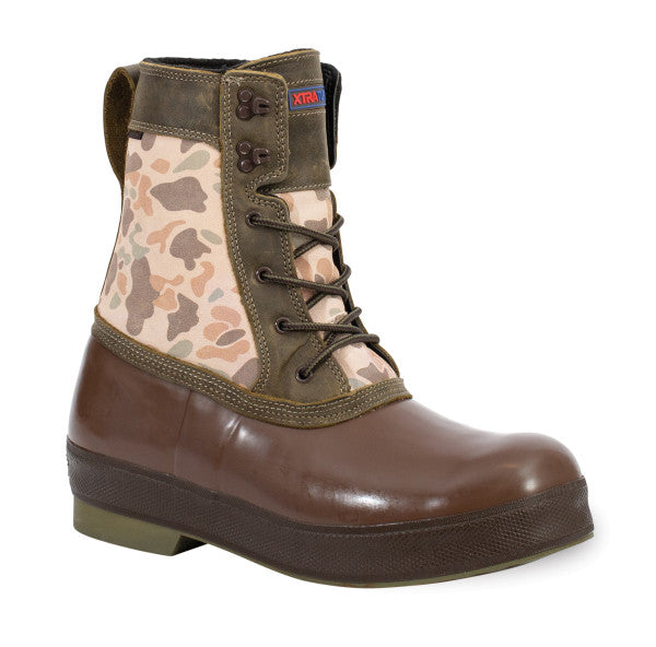 Open-Box Xtratuf Men's 8 In Legacy Lace Boot Brown/Duck Camo Insulated 8