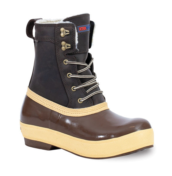 Open-Box Xtratuf Women's 8 In Legacy Lace Boot Brown Insulated 10