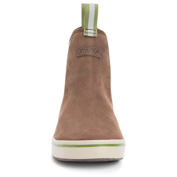 Xtratuf Men's 6" Leather Ankle Deck Boot, Brown Camo