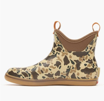 Xtratuf Men's 6" Ankle Deck Boot Duck Camo/Tan