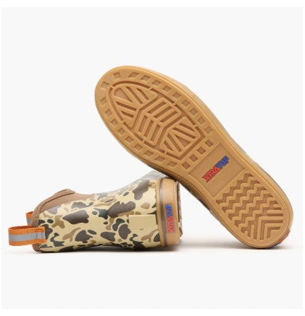 Xtratuf Men's 6" Ankle Deck Boot Duck Camo/Tan